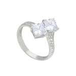 750/18K Zirkonia Damenring