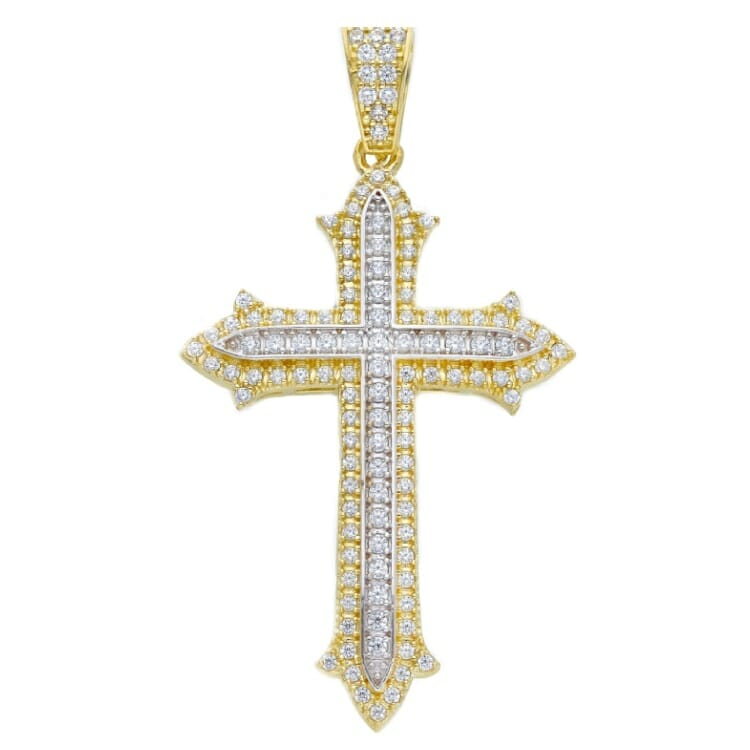 750/18K Kreuz Zirkonia
