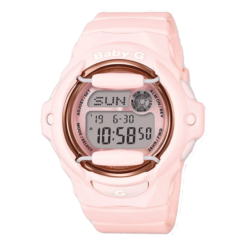 Casio BG-169G-4BER Baby-G in Roségold mit stoßfestem Gehäuse