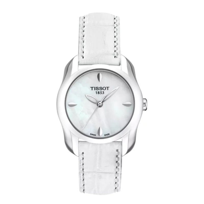 Tissot T-Wave Lady Perlmutt Sale – 30mm Edelstahl & Leder