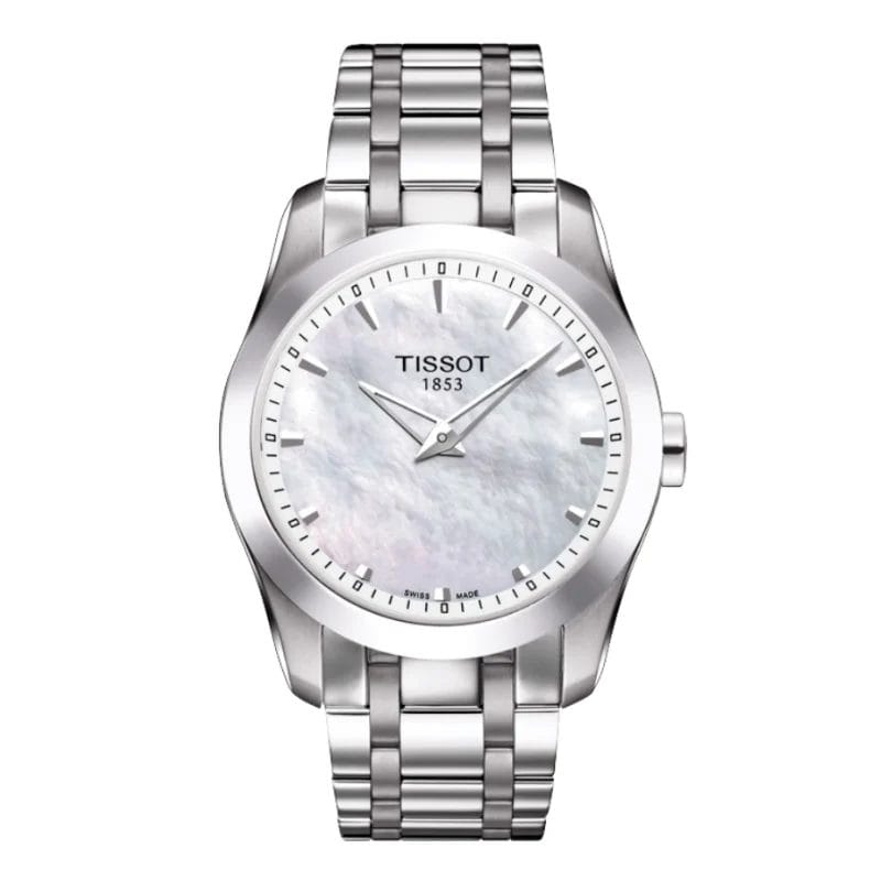 Tissot Couturier Date Perlmutt Sale – 32mm Edelstahl