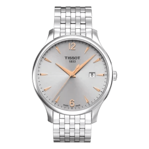 Tissot Tradition 42mm Silber Sale – Edelstahl, Saphirglas & 24 Monate Garantie