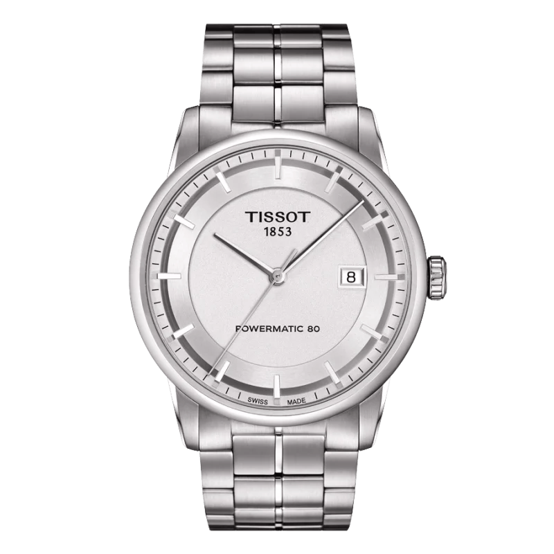 T086.407.11.031.00 Tissot Luxury Powermatic 80 Silber Sale – Edelstahl, Automatikwerk & Saphirglas