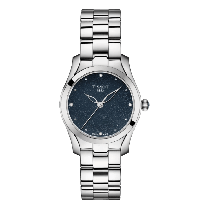 Tissot Flamingo Blau Sale – Aventurin-Zifferblatt mit Brillanten & Edelstahl