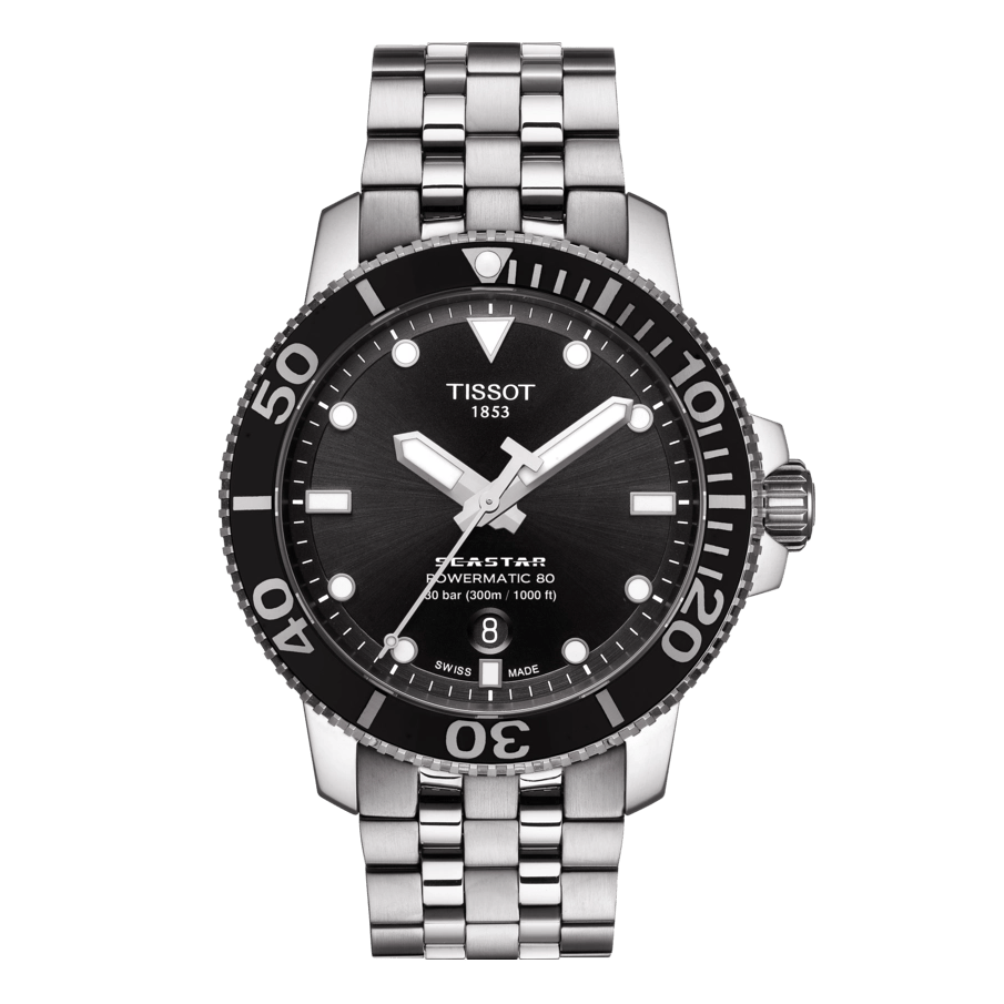 Tissot Seastar 1000 Powermatic 80 – Automatik-Taucheruhr mit 300 m Wasserdichtigkeit & Saphirglas