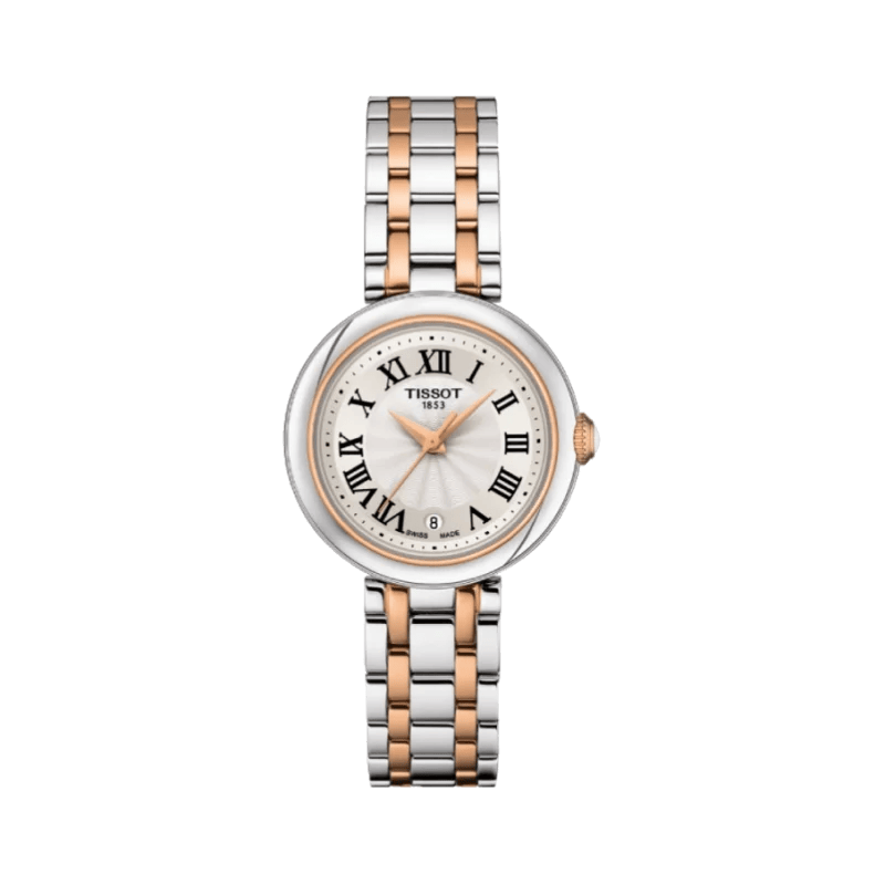 T126-010-22-013-01 Tissot Bellissima Small Lady Roségold-Bicolor – Elegante Damenuhr mit Saphirglas & Bicolor-Design