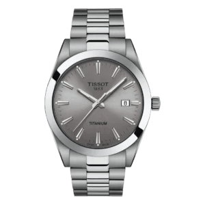 Tissot Gentleman Titanium Grau – Ultraleichte Business-Uhr mit Saphirglas & Titanarmband