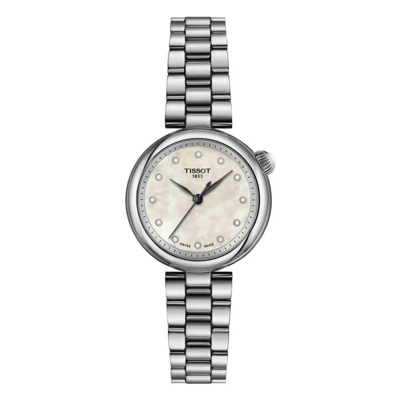 T152-010-11-116-00 Tissot Desir Lady Perlmutt Diamanten 28mm – Elegante Damenuhr mit Diamant-Indizes und Edelstahlarmband