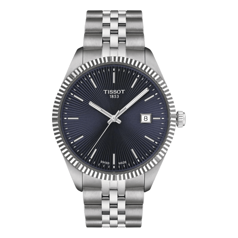 Tissot Ballade Gent 40mm Blau Edelstahl – Elegante Herrenuhr mit blauem Zifferblatt und Edelstahlarmband