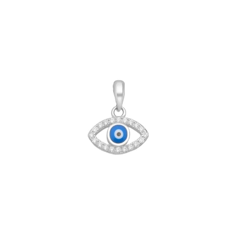 silber-nazar-schmuck-701-24671 925 Silber Anhänger Nazar Auge mit Zirkonia – Schutzsymbol Schmuck