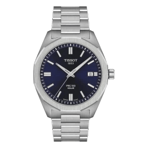 Tissot T151.422.11.041.00 PRC 100 Solar Blau 39mm Edelstahlarmband