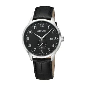WBB.60220.LB – M-Watch Herren 42mm Schwarz Leder