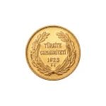 5li Ata Cumhuriyet Türkische Goldmünze 1923
