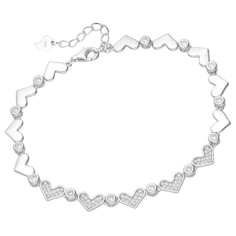 silber-herz-armband-701-34298 925 Silber Herz Armband 701-34298