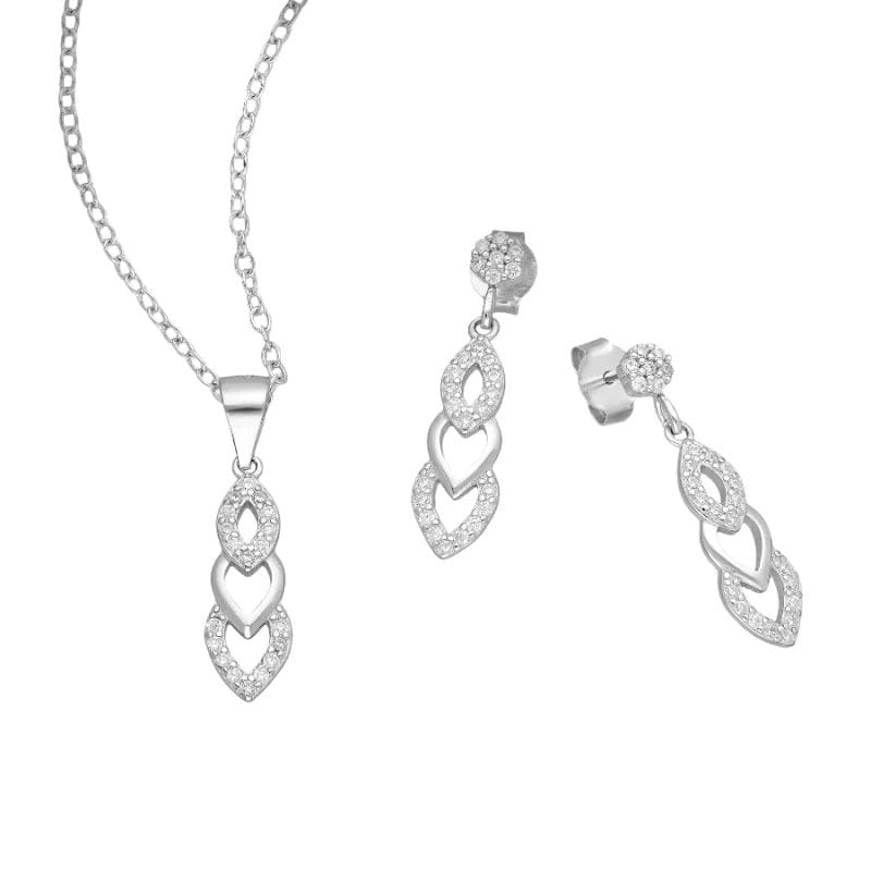 925 Silber Schmuckset 848-1493