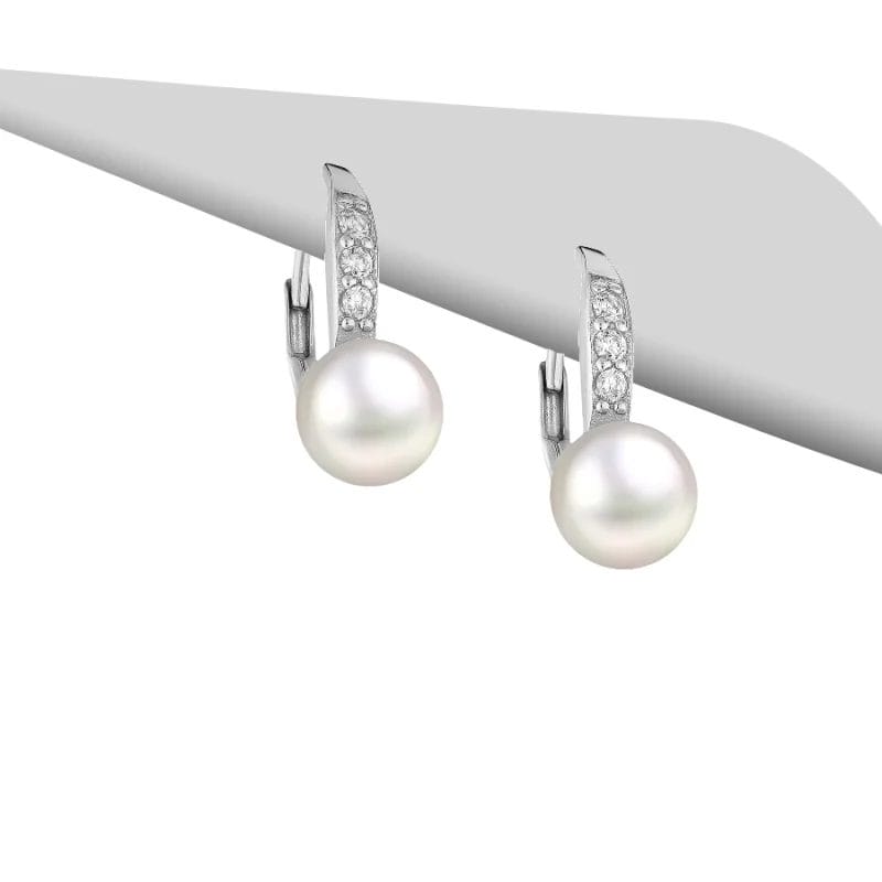 925 Silber Perlen Ohrschmuck Süsswasserperle 382-6920