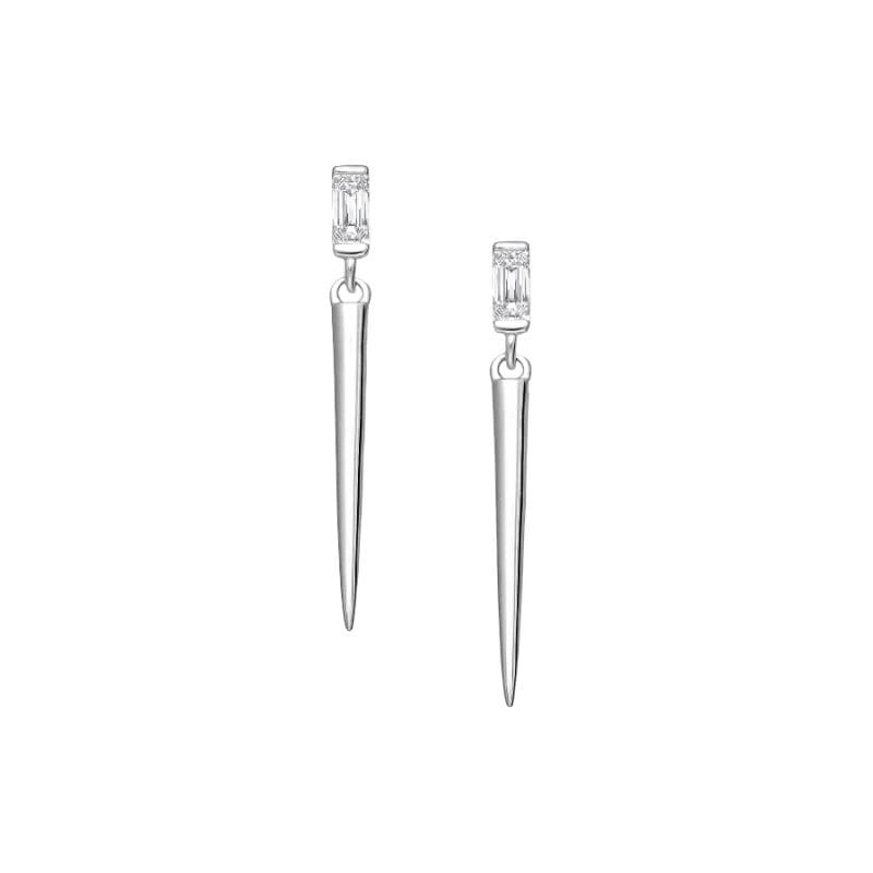 925 Silber Spike Ohrschmuck 701-33243
