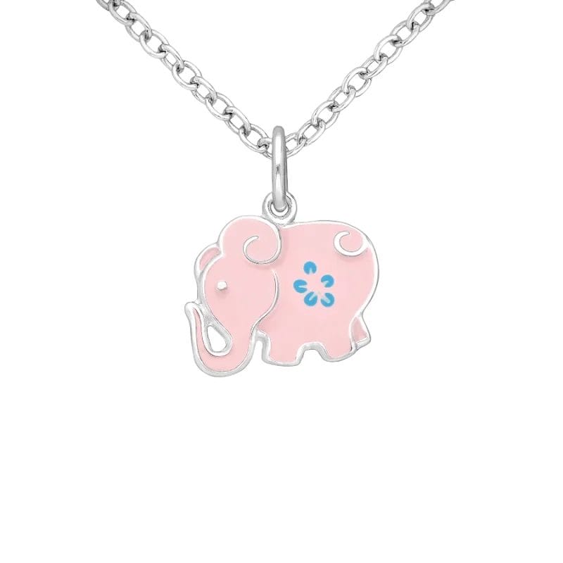 925 Silber Kinder Collier Elefant 1068-1472