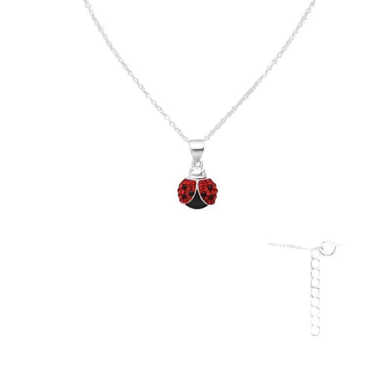 925 Silber Kinder Collier Marienkäfer 1068-1476